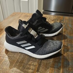 Adidas Black and White Athletic Sneakers